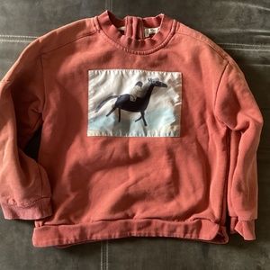 Aimama horse sweatshirt 6t